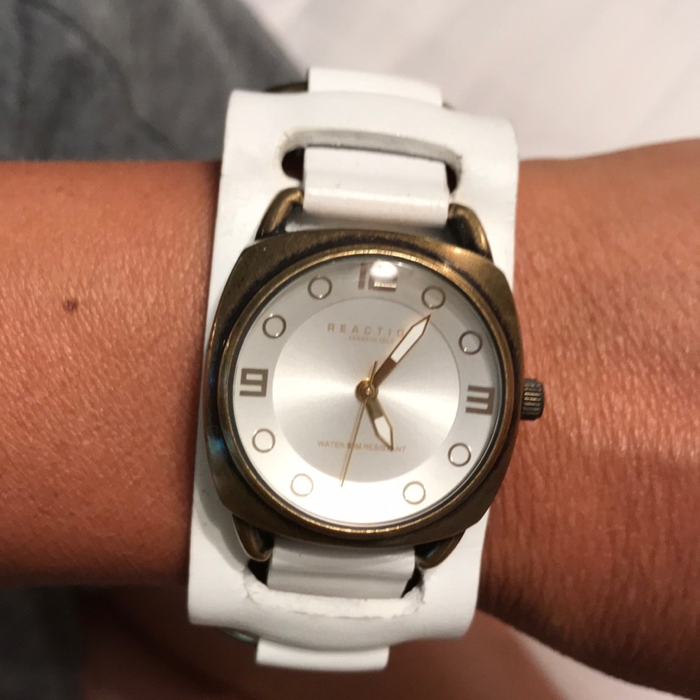 Kenneth Cole reaction white watch
